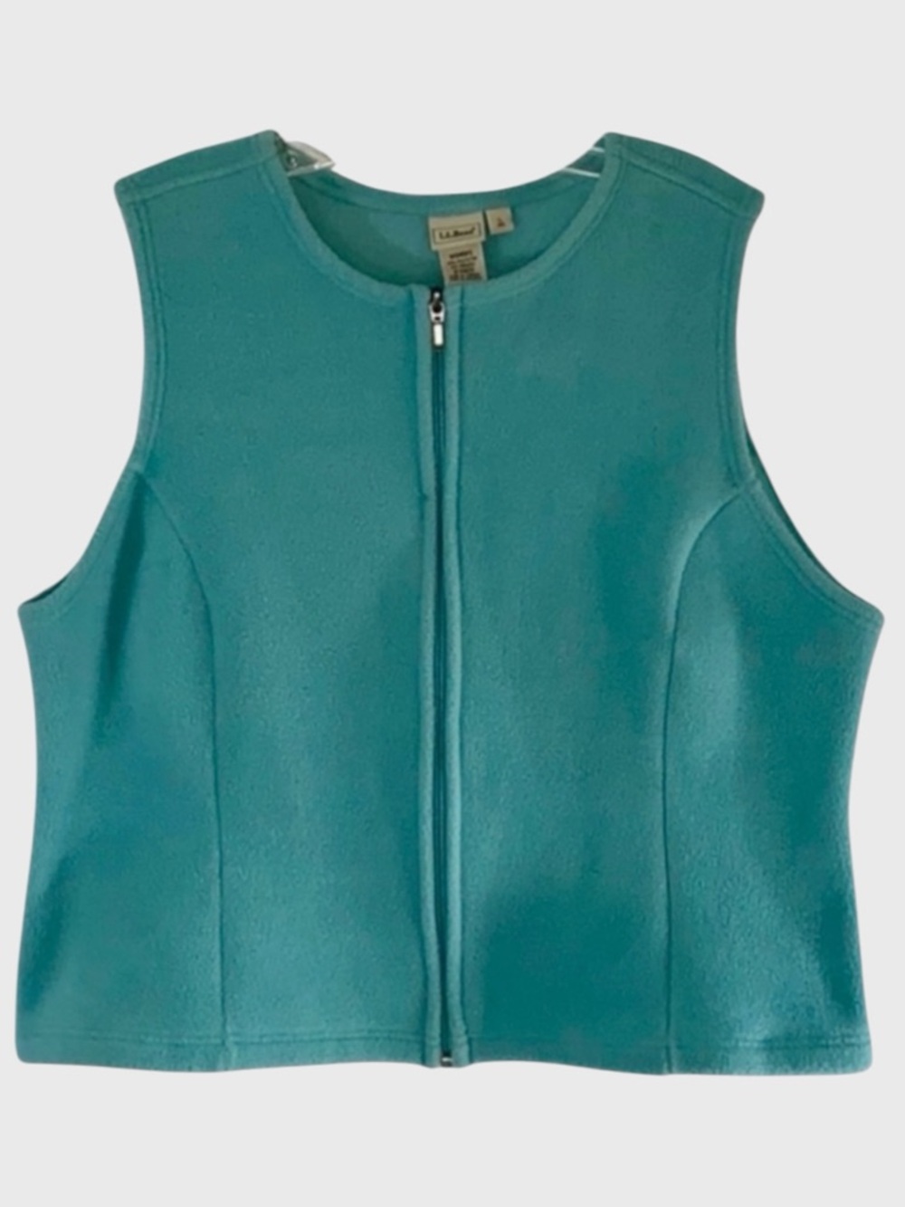 813 10/$50🏄🏻‍♀️ L.L. Bean Turquoise Fleece Vest